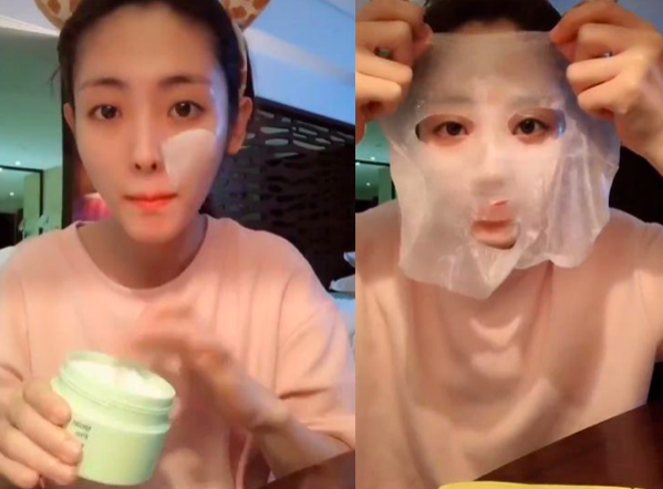 另一种她私心很喜欢的用法是，在肌肤缺水、干燥紧绷的时候，在敷面膜前，先全脸薄涂一层保湿涂抹式面膜当「夹心」，据她亲测保湿力更有感。