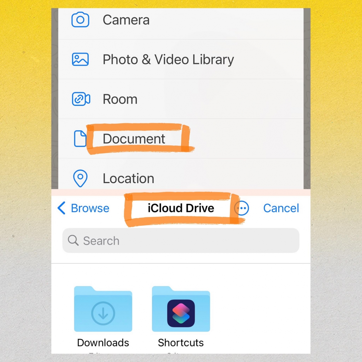WhatsApp隐藏功能 9 ：发送高清照片  WhatsApp传送照片都会自动downsize，如果想要发送高清照片，可以先在手机Gallery将照片上传到Drive/Dropbox或iCloud，点选聊天框旁边的「+」，选择Document后点选照片存档的文件夹，即可发送高清照片喽～