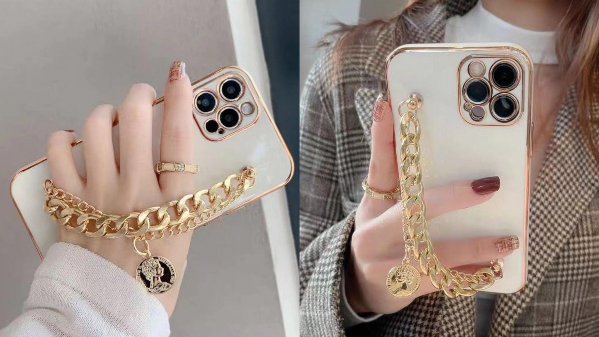 欧美风金属链带手机壳 >>>【点击查看Shopee链接】