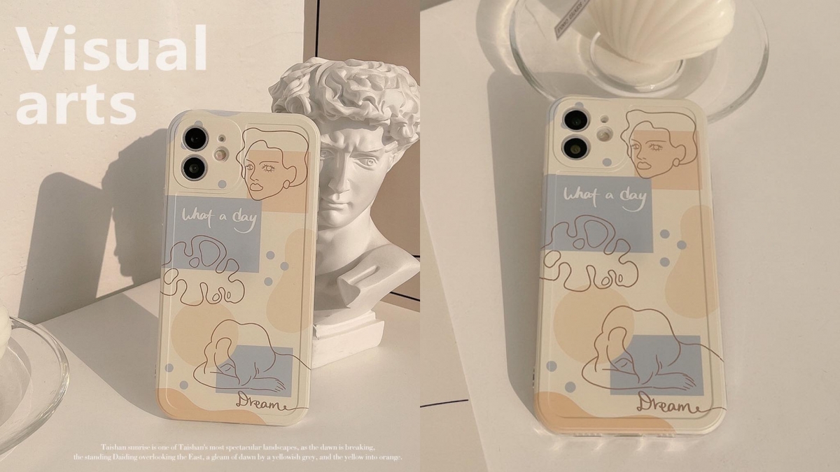 线条画文艺风手机壳 >>> 【点击查看Shopee链接】