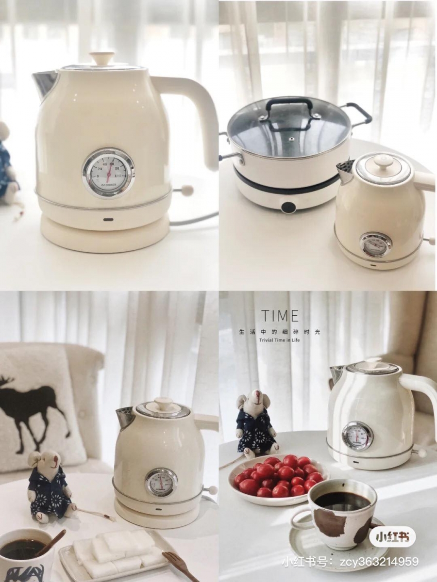 奶白色厨具家电