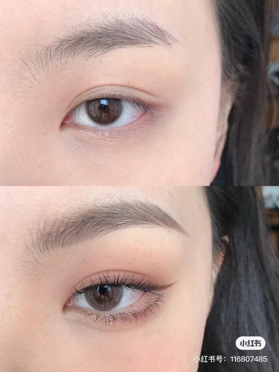 ✨ 新手超友好「可盐可甜系」眼妆 最流行的，未必最适合自己的。化妆新手如果担心妆效过浓难驾驭，又不想自己看起来太「素」，不妨选择KISS ME Heroine Make Prime Liquid Eyeliner Rich Keep - Brown Black知性深棕色眼线，搭配色彩柔和略带珠光亮片眼影点缀。巧妙彰显存在感的日韩系眼妆与亚洲人五官相貌很适配，比前卫、风格感强烈的浓妆更不易失手。