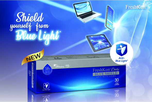 即刻起把以上护眼+蓝光防护小方法学起来，毕竟眼睛是「灵魂之窗」，没有好好呵护将来绝对会后悔啊！拯救四眼女孩们的「护眼神器」FreshKon Daily Blue Shield，现如今在全马Focus Point和指定眼镜店均有出售。>>> 【女生必PICK蓝光防护好物】