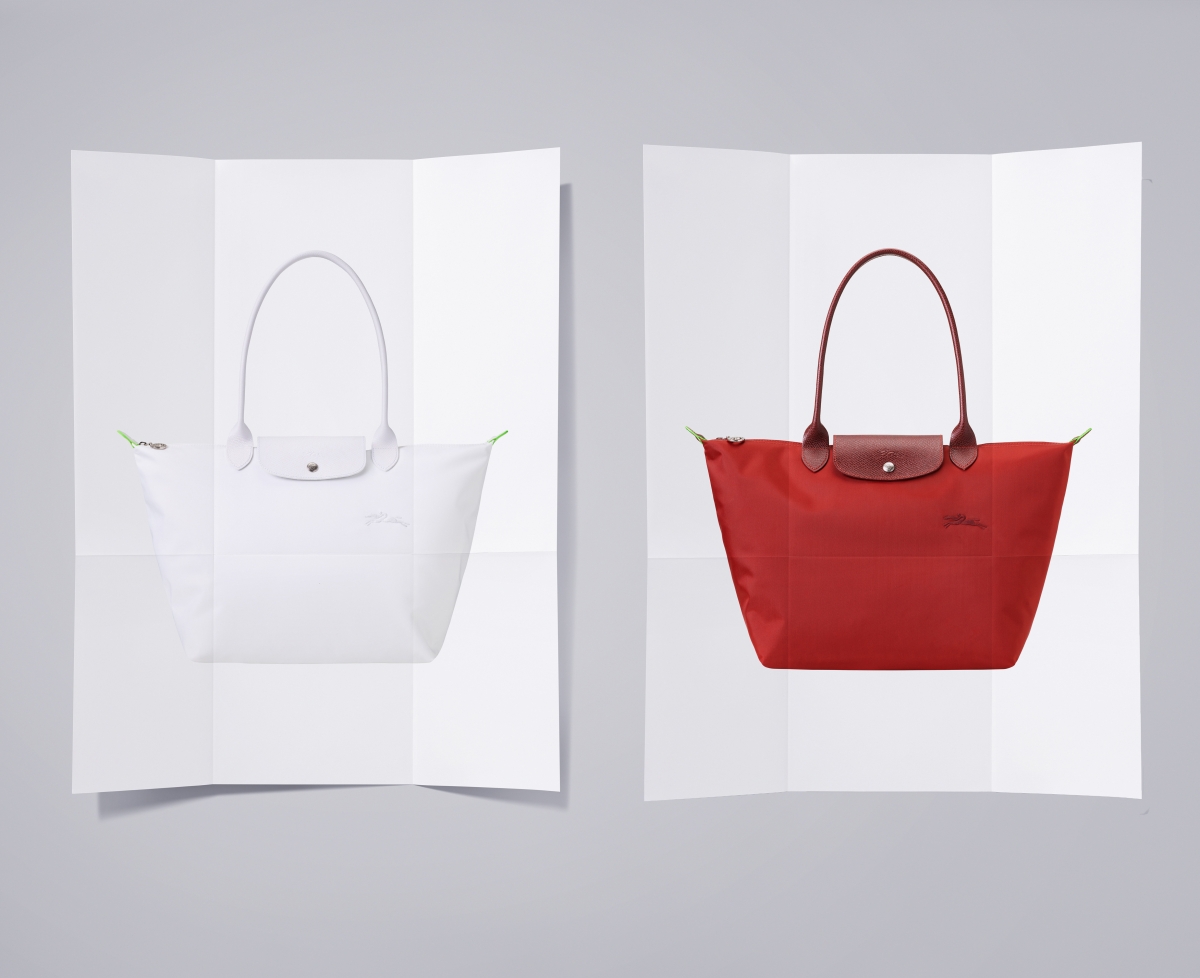 Longchamp_LePliage_red whiteee