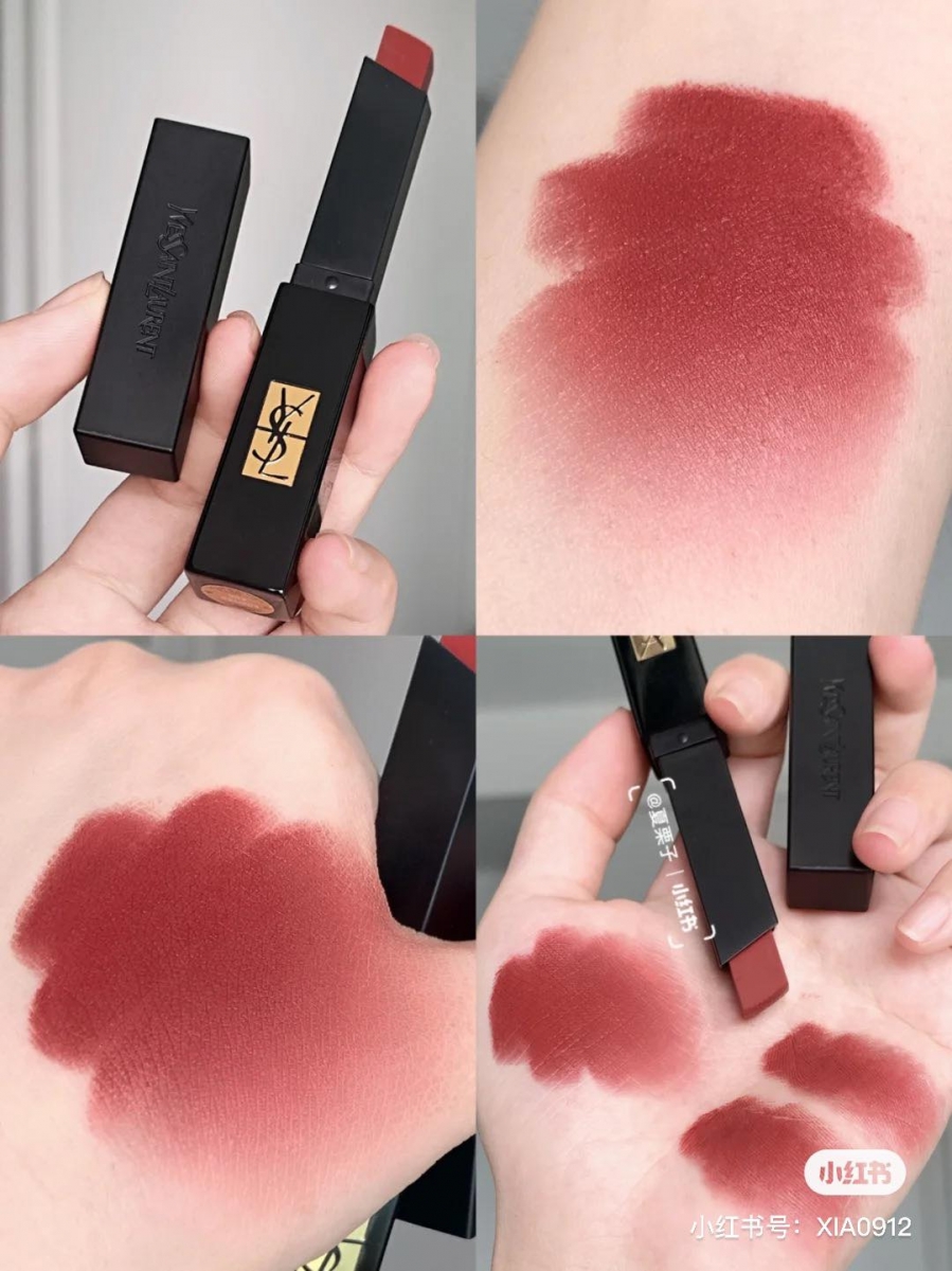 # 307 Fiery Spice 也是讨论度非常高的一支！绝美甜酷的红栗奶橘棕色，带红调的橘棕色非常不挑肤色～薄涂是嫩嫩的水红调，厚擦氛围感美女气场全开，被美妆博主大赞：「yyds，我愿称这支为简简单单显白小天才」♥