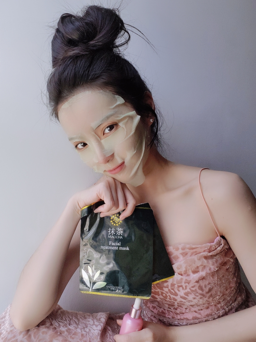 抹茶保濕面膜3
