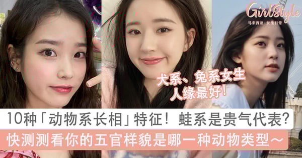 犬系、兔系女生最受欢迎？10种「动物系长相」特征！快测测看你的五官样貌是哪一种动物类型～
