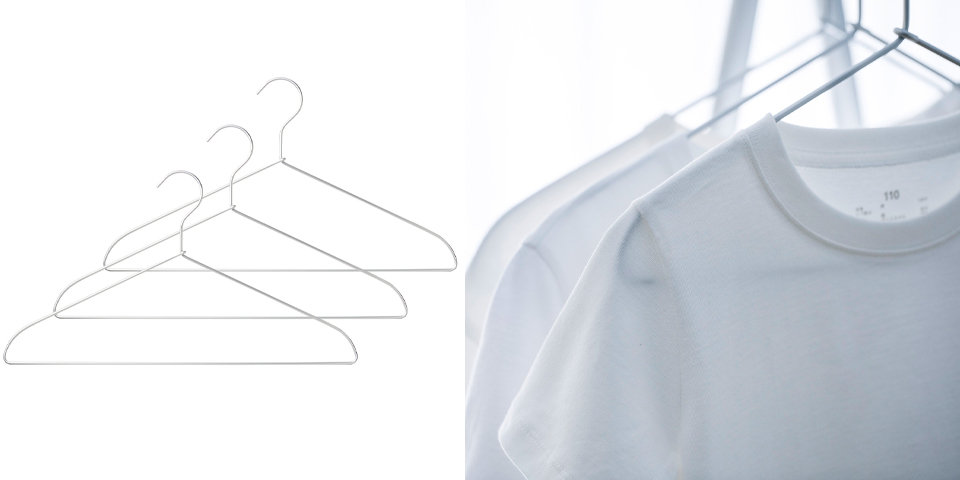 TOP 8 :铝制衣架 这款衣架专门为洗涤后需要晾干的衣服设计,形状上经精心设计而成的弧度,让衣服在晾干的时候不会在肩头留下突出的印子、良好维持衣服版型。