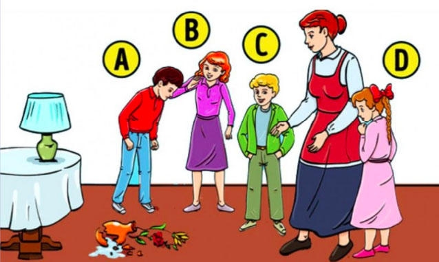 许多网络上超火的答题心理测验,都能轻松通过回答几道简单题目测出一个人的隐藏性格;今次编给大家找到了一则国外网站疯传、被网民大推「神准」的看图心理测验~看看以下照片,凭第一直觉选出「你认为图中谁打破了花瓶」,然后往下查看「隐藏性格」分析结果即可!