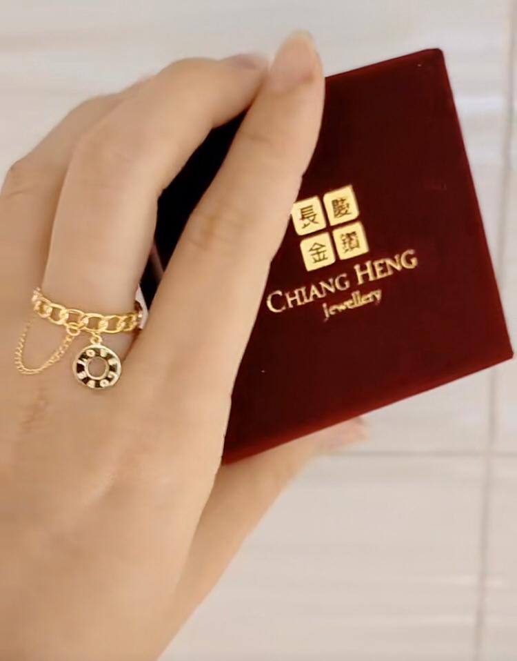 麻花金戒指 2