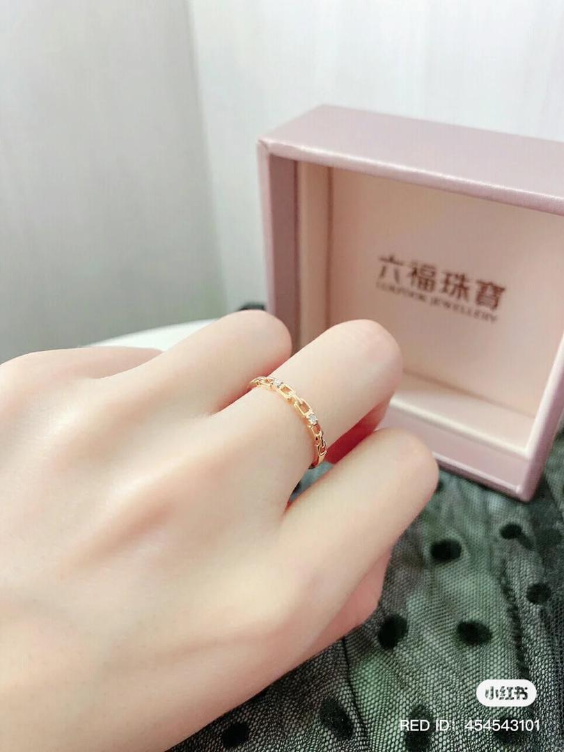 麻花金戒指9