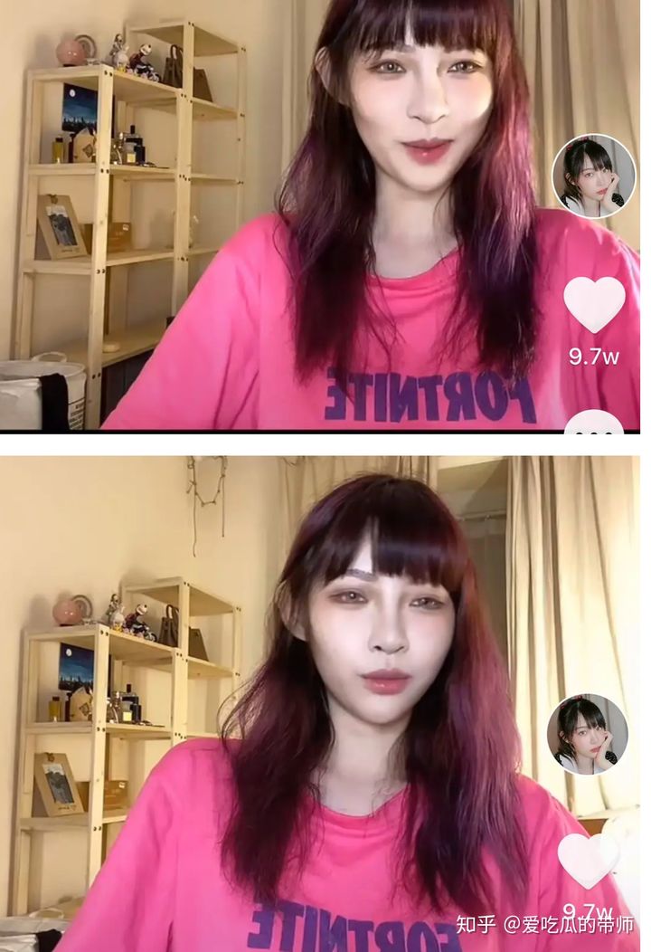 无滤镜样貌、早期照片对比被批「差很大」？ 抖音视频和微博照片中的痞幼外型和身材都非常亮眼，但爆红后被网民截图指她在直播间的无滤镜样貌「颜值崩坏」；有者还爆出她早期的照片，暗讽她出道后“每个阶段外貌都经过调整”、“都快认不出她是谁了”。