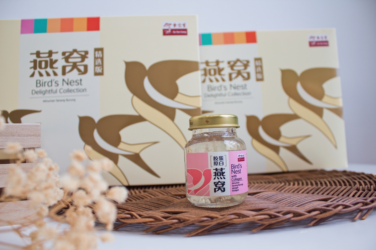 ✨ 胶原蛋白燕窝:纯正燕窝中配入了「冻龄关键」胶原蛋白;可有效提升肌肤弹性、双倍滋润滋养美肌,让你带着靓丽肌肤和好气色散发信心与光彩。