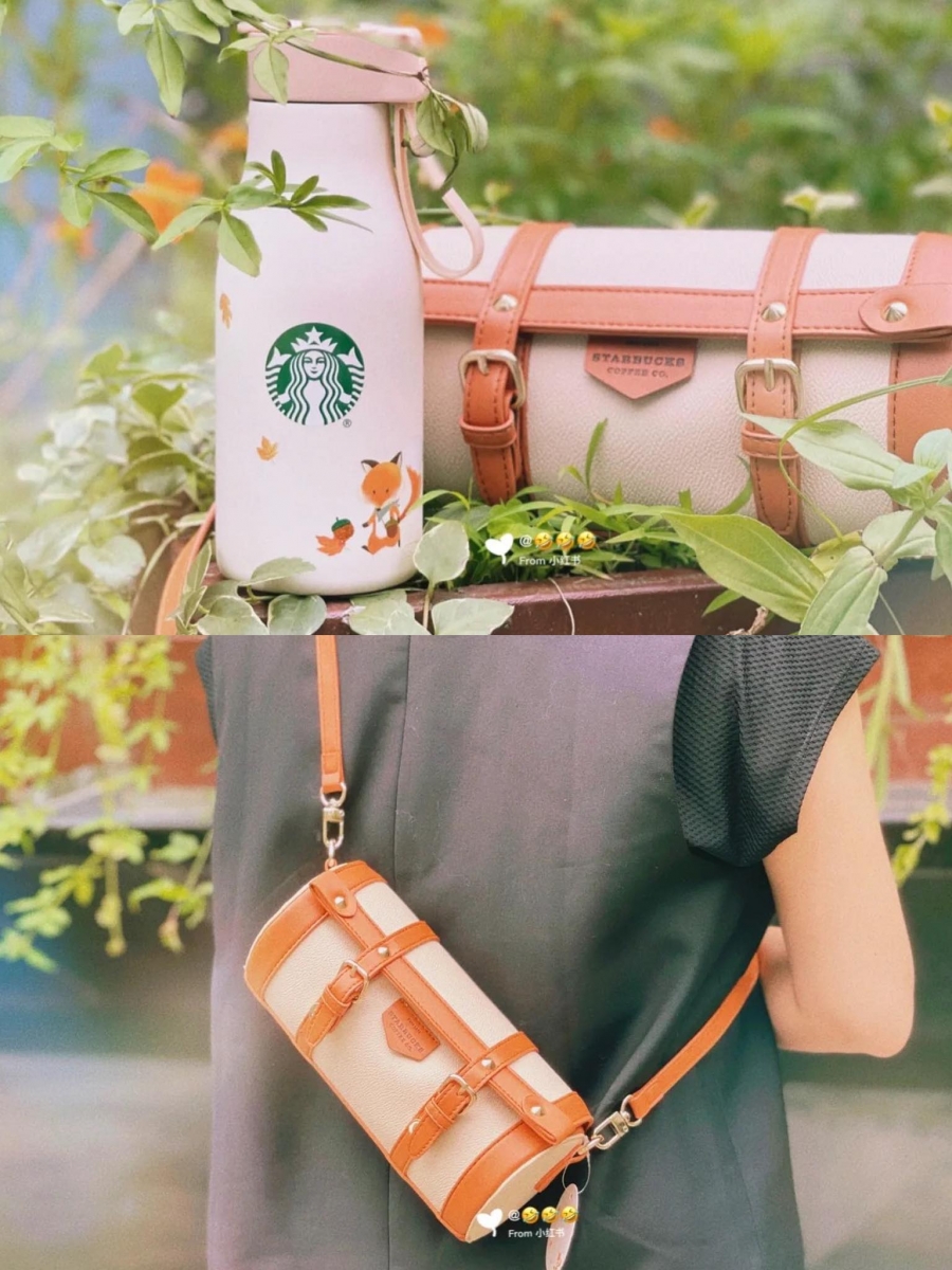 小狐狸设计皮革包、文青质感系圆筒包的讨论度也非常高!容量恰好放进搭配一组的随身杯/保温杯,送人或自用都是超棒的选择!