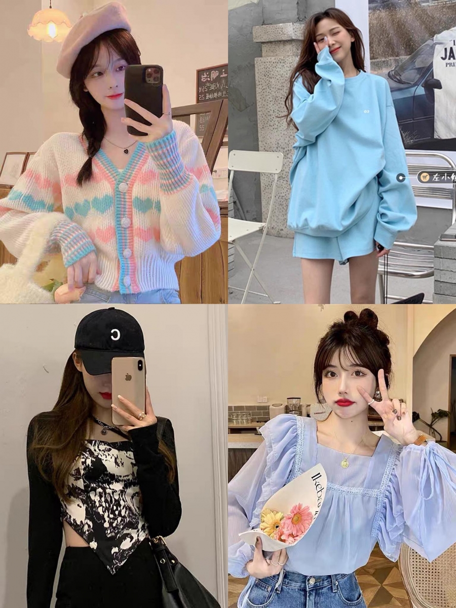 # 4 左小姐来了（粉丝数 410万）| 五颗金皇冠、好评率 99.06% 左小姐家的服饰除了有日常百搭的简约款，也有20来岁女生们钟情的少女风、BM风，适合上班族和轻熟女的时尚单品也有不少选择！配色饱和度或对比度比较高的时髦款式也很多选，还有大码选择！踩雷机率低、值得冲一波～>>>（点击查看链接）