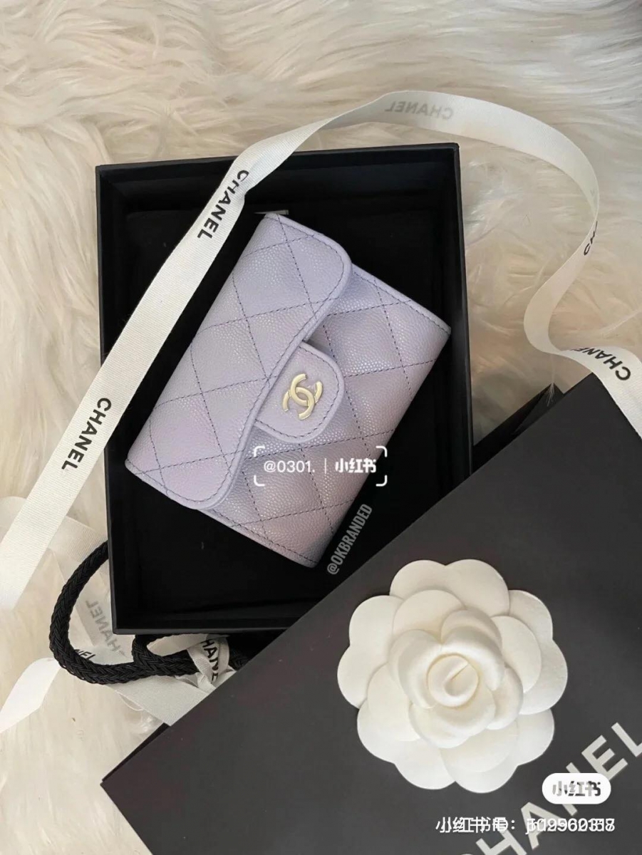 CHANEL 「淡芋紫」卡包