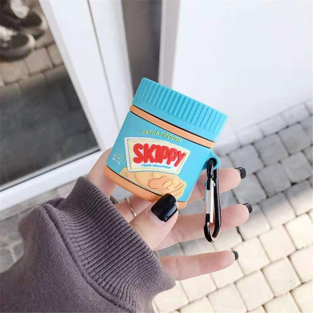 Shopee平价Airpods保护套:立体Skippy造型