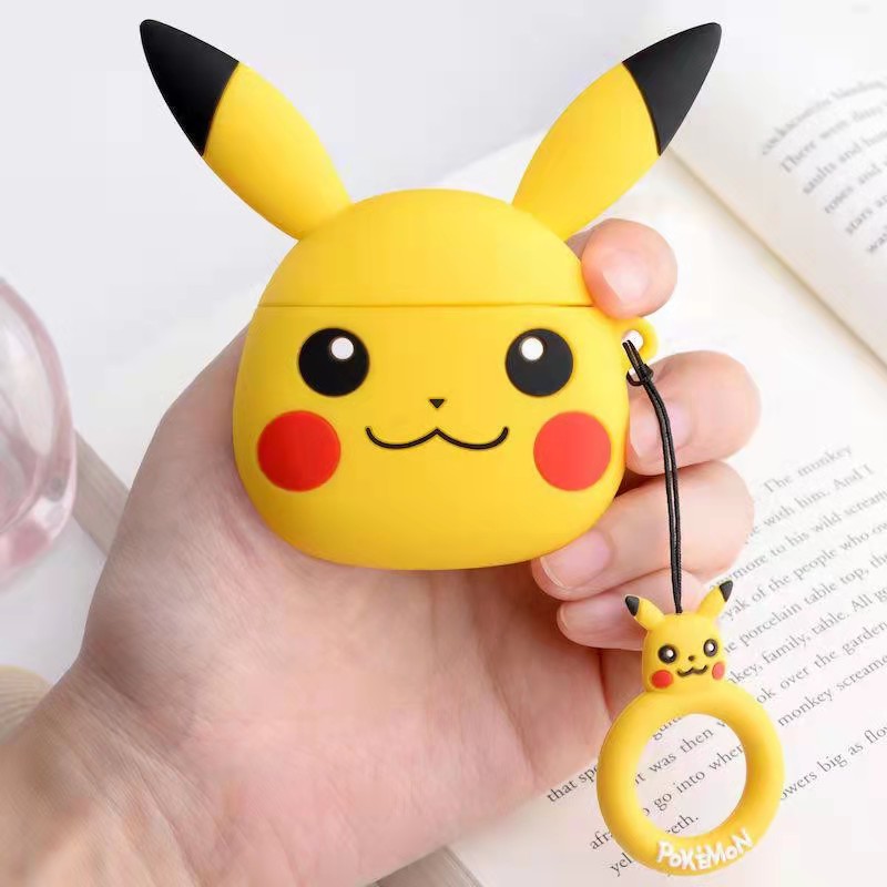 Shopee平价Airpods保护套:可爱立体皮卡丘造型