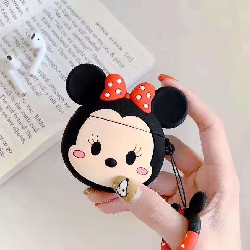 Shopee平价Airpods保护套:Tsum Tsum米妮造型