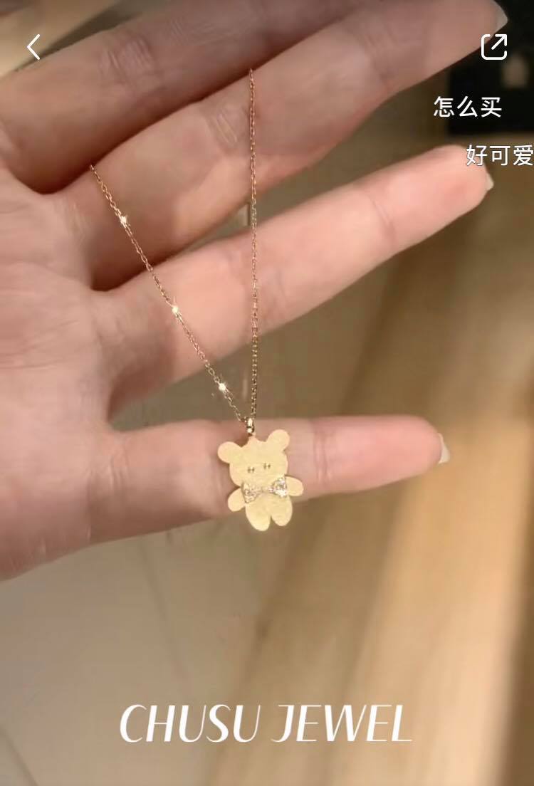 小熊吊坠