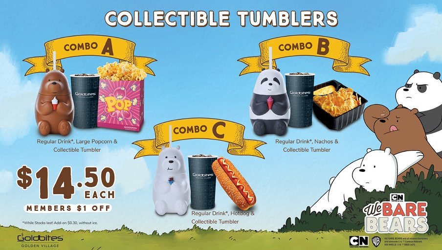 we bare bears 吸管杯 6