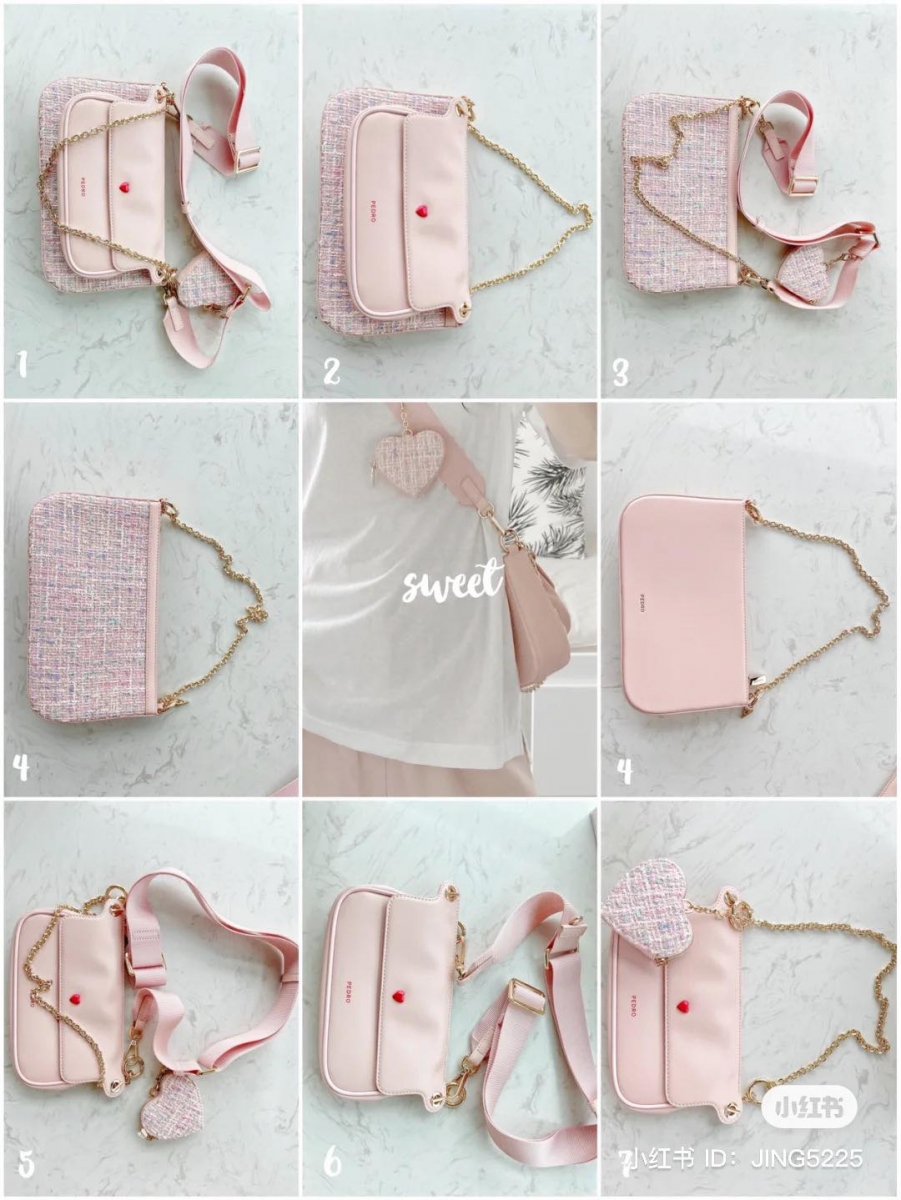 说到PEDRO最值得入手的高CP值包包,绝对要夸爆这款火遍小红书、最近掀起抢购热潮的「3in1麻将包」!小香风千鸟格纹、小爱心迷你五金点缀,而且还是「大+小单肩包搭配迷你零钱包」三合一搭配,换算起来真的超级划算~