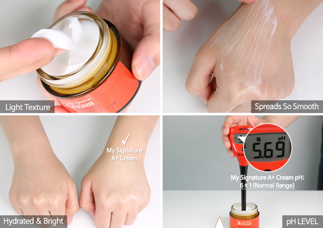 在使用C Source精华后轻抹一层A+ Cream,可以瞬间将渗透进皮肤的精华滋养牢牢锁在肌底,同时强化肌肤对维生素C成分的吸收效果,使美肌功效像开了Turbo一般、实现焕亮美白+保湿补水效果最大化 ❤