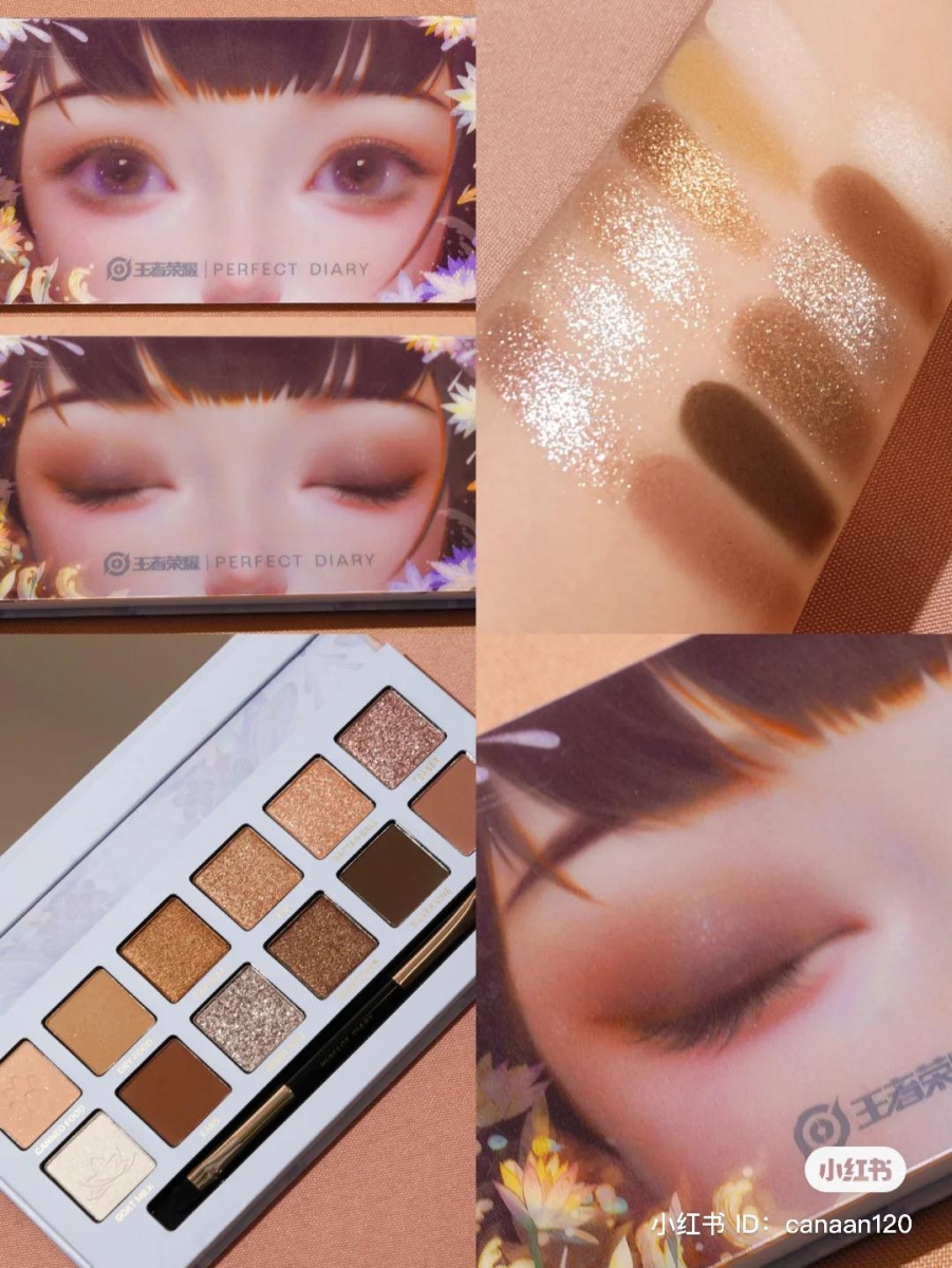 鬼马灵动「西施」大地色盘 冷、暖调适中的西施盘配色百搭，日常通勤或各种场合眼妆皆可使用。单用由浅到深色调的雾面棕色，即可轻松完成单眼皮、肿眼泡也能Carry的眼妆，消肿效果堪称YYDS！善用亮片色点缀眼皮中央、眼下卧蚕，约会或其他重要场合的眼妆也能简单搞定，尽显可盐可甜魅力。