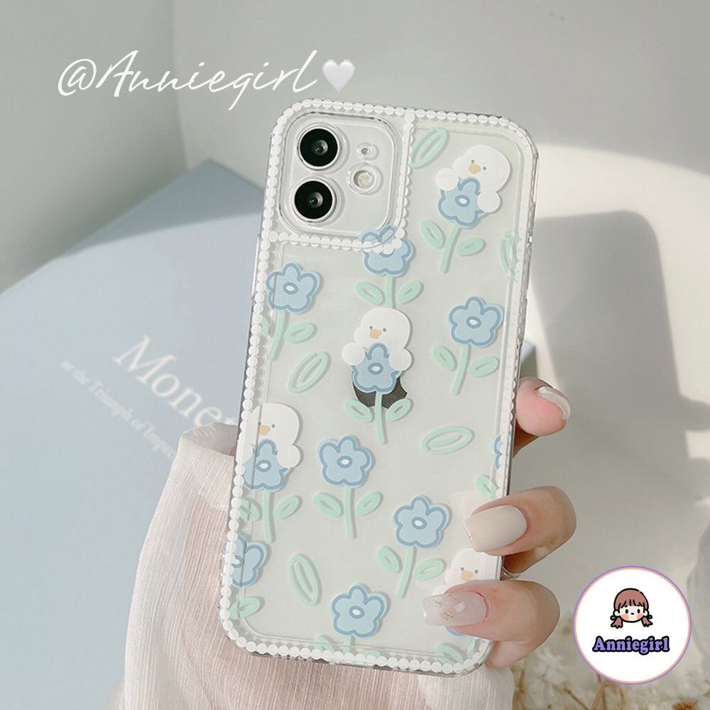 小萌鸭 X 清新花蓝手机壳