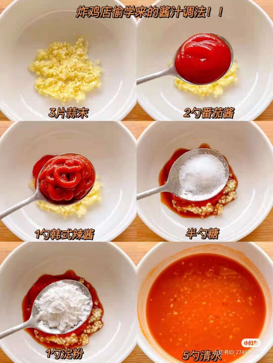 无油低卡版「韩式甜辣炸鸡」食谱教程