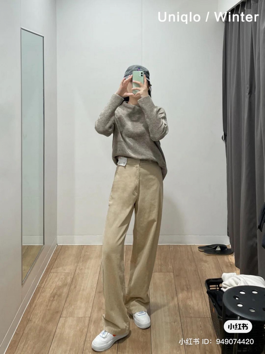 # 2:WOMEN CORDUROY WIDE PANTS | 货号 430504