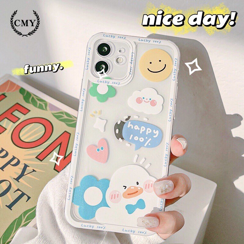 小萌鸭简约系可爱手机壳系列