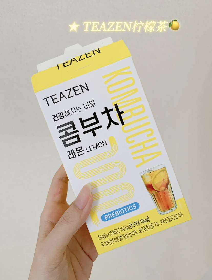 韩国女生都爱喝的减肥康普茶,含有多大12种乳酸菌和益生元