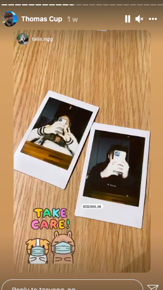 不知道,大家有没有发现自从黄智勇爆火后~相信大家在关注他 IG Story 都会看到一名来自加拿大选手 @talia.ngg 合影