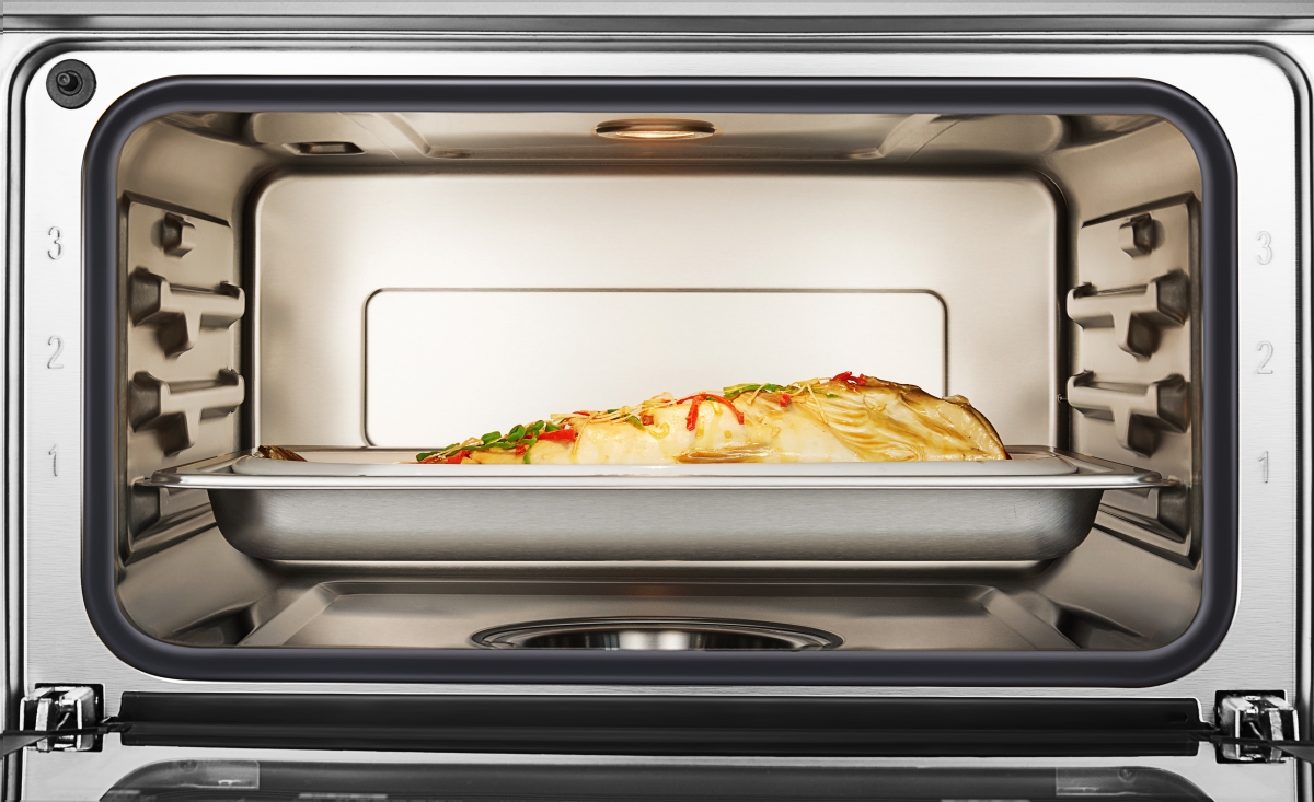 # 1:蒸汽加热速度快,再忙也能烹制丰盛营养料理