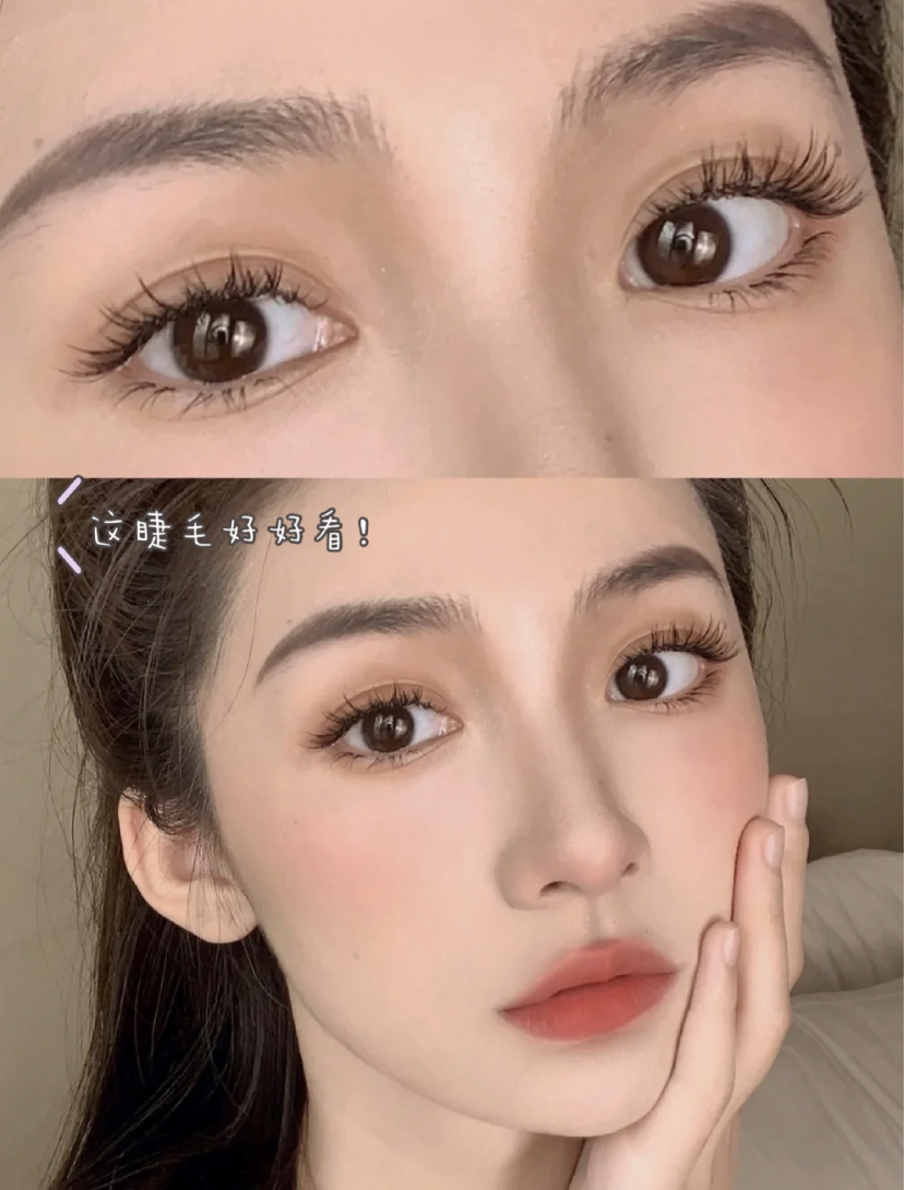 可以看到明显的睫毛生长,而且还会变得更浓密,薄薄涂一层效果就非常明显