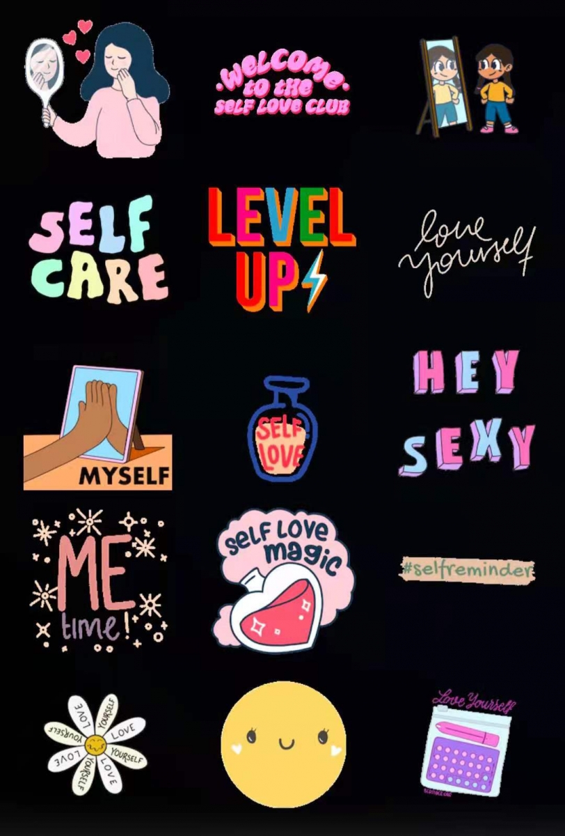 Instagram GIF 搜索关键字 ? self love