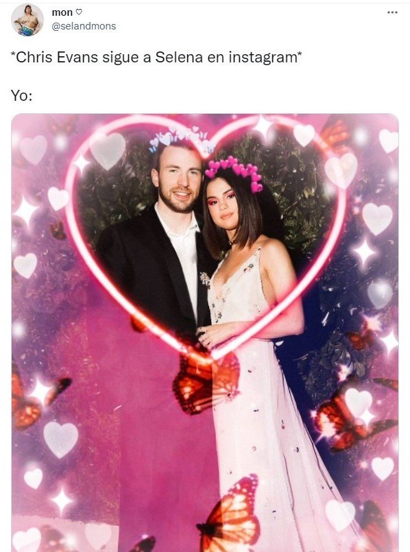 有网友翻出一则6年前的访谈,Selana Gomez在受访时被问及「好莱坞明星里,你心目中No.1的理想型男生是谁?」,当时她就透露过自己被Chris Evans迷倒了:「他不可爱吗?我觉得他非常可爱啊!」,如今热恋绯闻传出后该则影片也被称是「告白影片」、「俩人会搭上线,其实有迹可循~」。