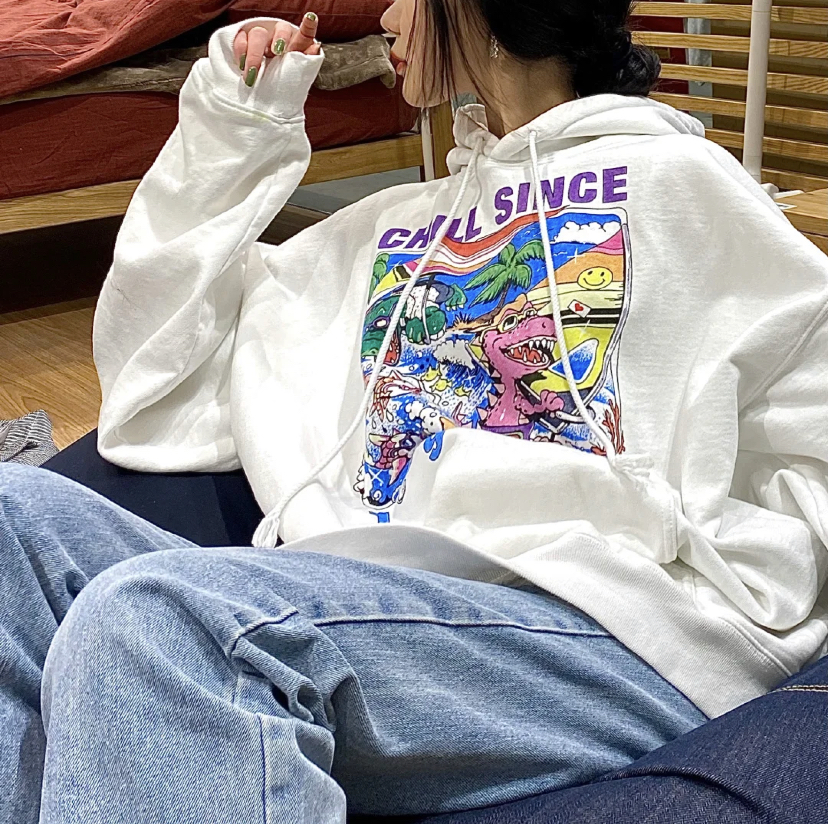 日常的美式学院风穿搭肯定少不了牛仔长裤!