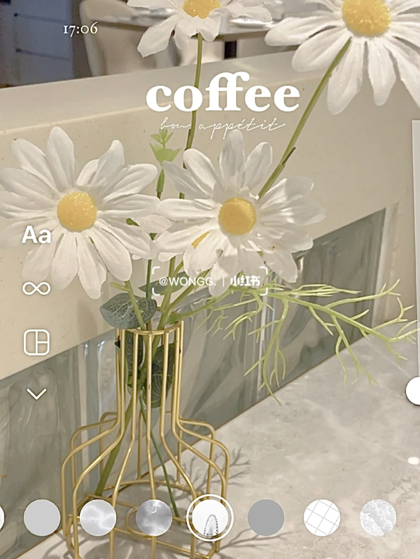 文艺少女必备非常小清新的滤镜特效,而且还有很多不同文字选择