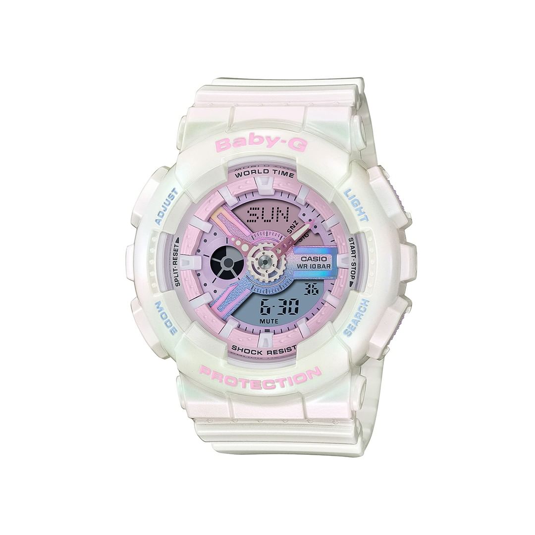 BABY-G 延用经典人气款 BA-110 为原型推出全新「Polarized Multi Color」系列