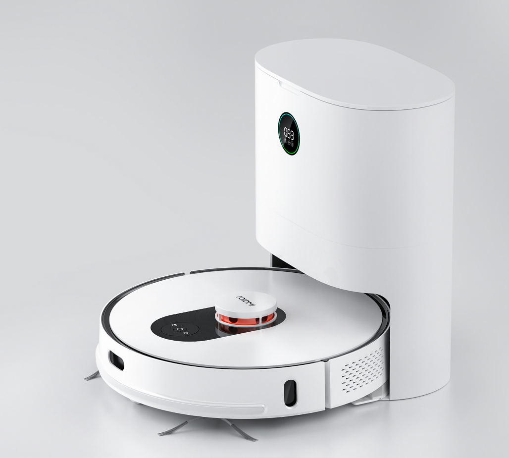 好用扫地机器人推荐 1 ：Xiaomi Roidmi Eve Plus | “扫拖一体”的它具备自动集尘功能、杀菌除臭系统，平日里让它自行工作即可，每使用1～2个月后，才需要手动将集尘站里的垃圾一次性倒掉，真正意义实现「完美解放双手」！价格也很亲民！