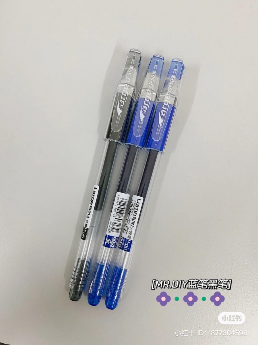 MR DIY 蓝黑笔