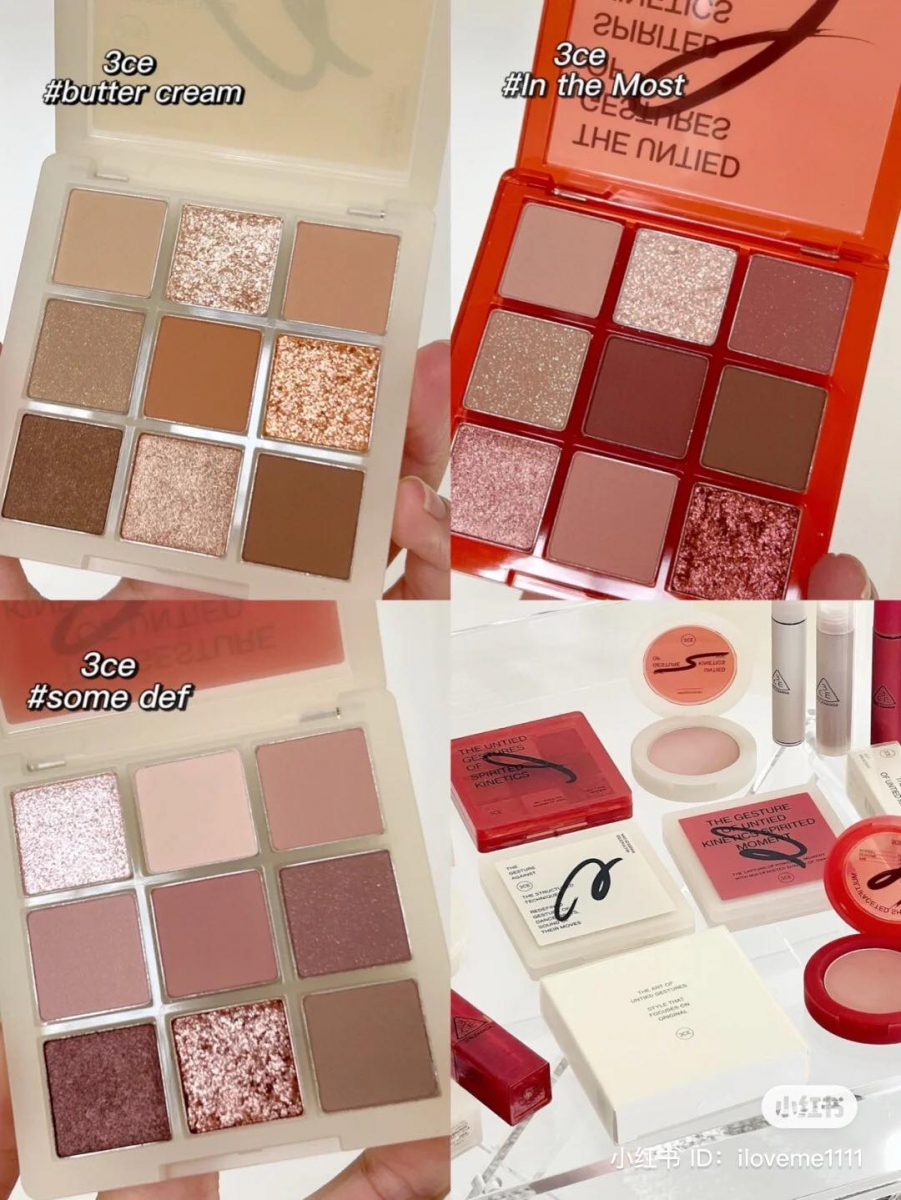 3CE 秋冬限定眼影盘必收