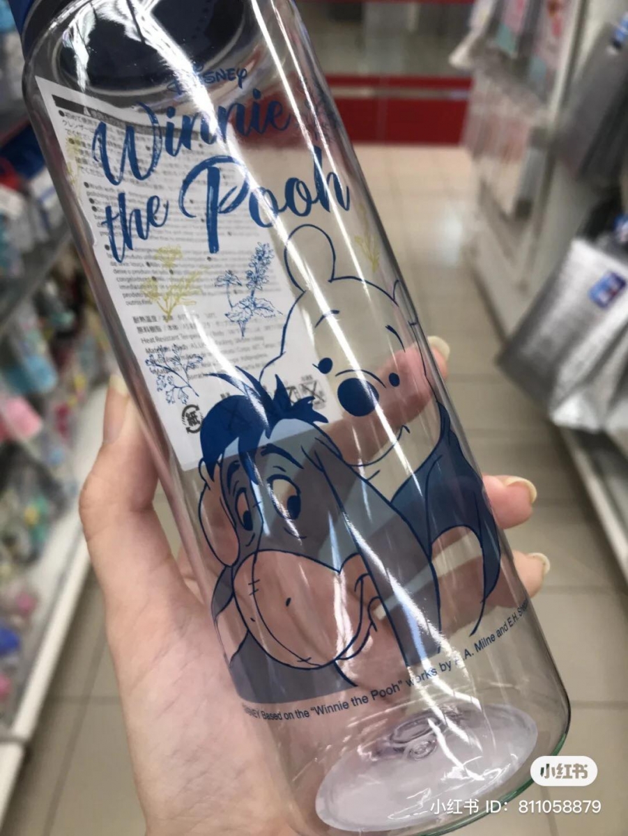 除了室内香薰,原来 DAISO 维尼熊系列还有水壶!