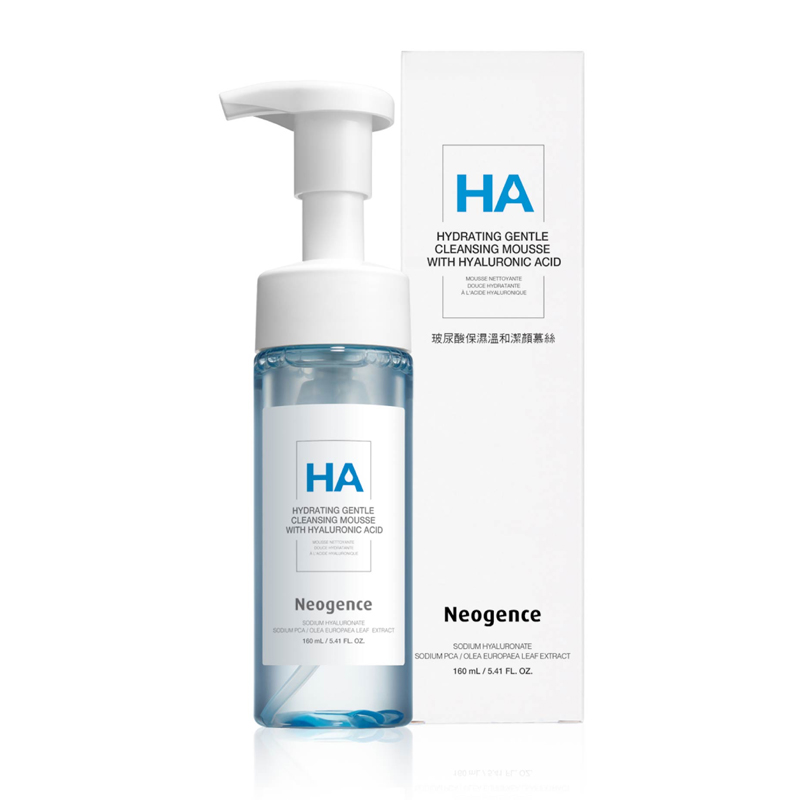 Neogence玻尿酸保湿温和洁颜慕斯,帮助洗出净嫩好肌肤!