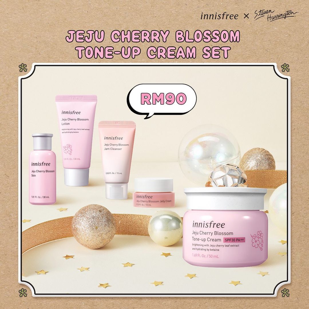 Innisfree 绿色圣诞 樱花限定套组