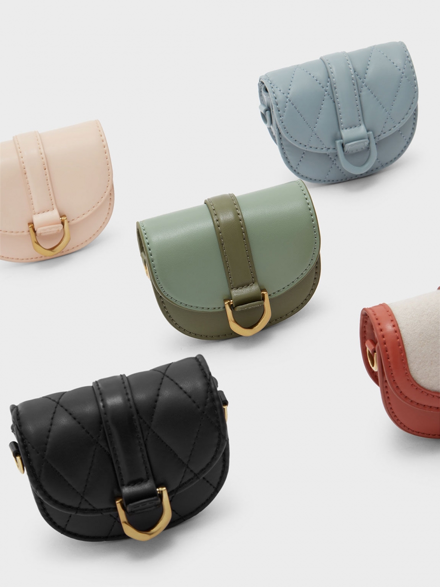 Charles & Keith 迷你版马鞍包