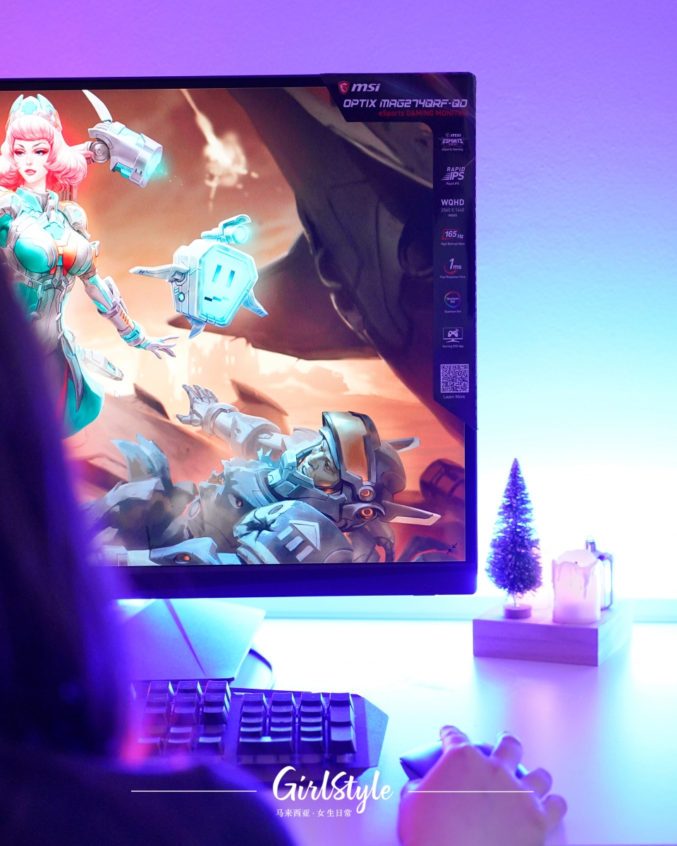 Gaming必备荧幕：OPTIX MAG274QRF-QD