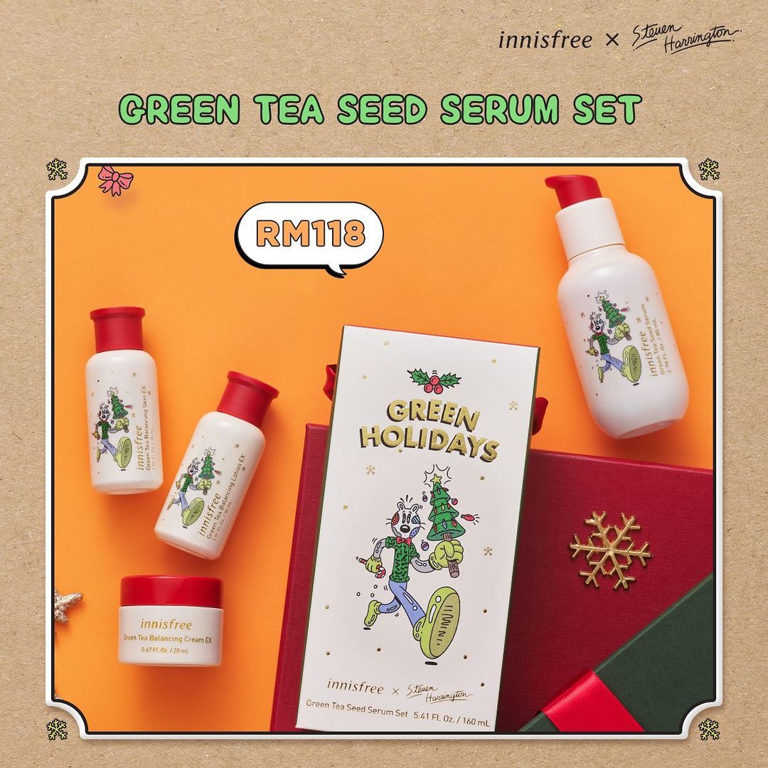 Innisfree 绿茶籽精华套组